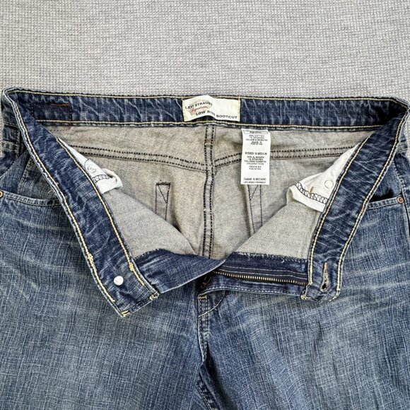 Levi Strauss Signature Womens Low Rise Bootcut Jeans Misses 18 M Blue Denim - Picture 6 of 11